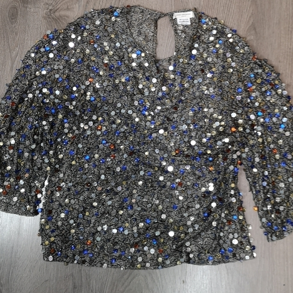 VINTAGE Dries Van Noten Luxury Sheer Knit Sparkle Sweater ***HOST PICK*** - Picture 7 of 14